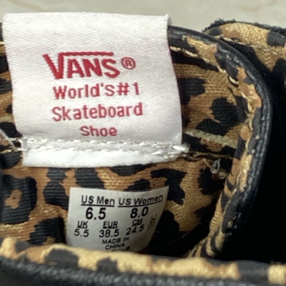 Vans Black and White Sk8-Hi Sneakers - Picture 12 of 12